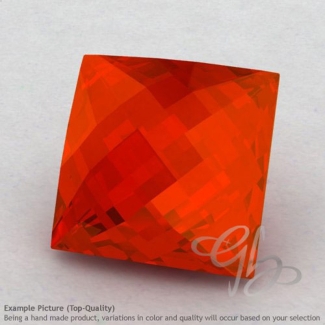 Carnelian Square Shape Calibrated Briolettes