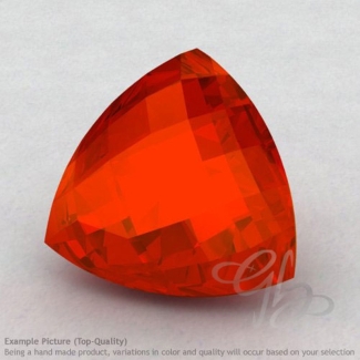 Carnelian Trillion Shape Calibrated Briolettes