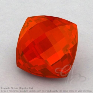 Carnelian Square Cushion Shape Calibrated Briolettes