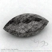 Black Rutile Marquise Shape Calibrated Briolettes