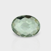 Green Amethyst 16.40x12.51mm Checkerboard Oval AAA Loose Gemstone - 182017