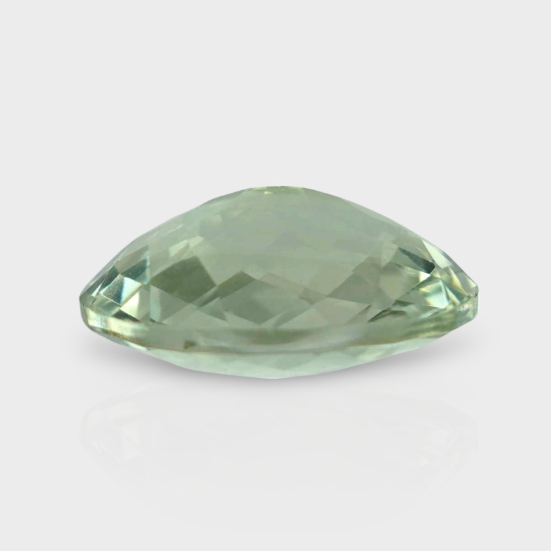 Green Amethyst 16.40x12.51mm Checkerboard Oval AAA Loose Gemstone - 182017