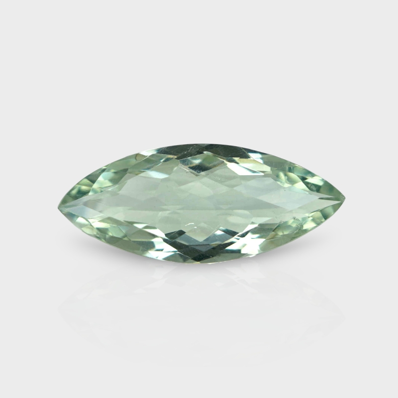 Green Amethyst 27x11.70mm Checkerboard Marquise AAA Loose Gemstone - 182026