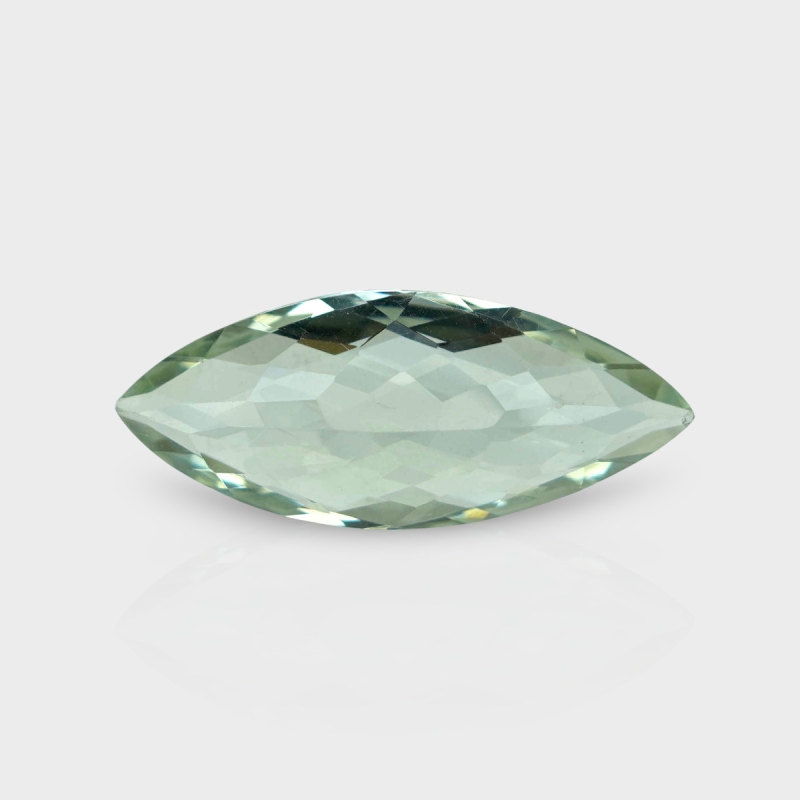 Green Amethyst 27x11.70mm Checkerboard Marquise AAA Loose Gemstone - 182026