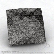 Black Rutile Square Shape Calibrated Briolettes