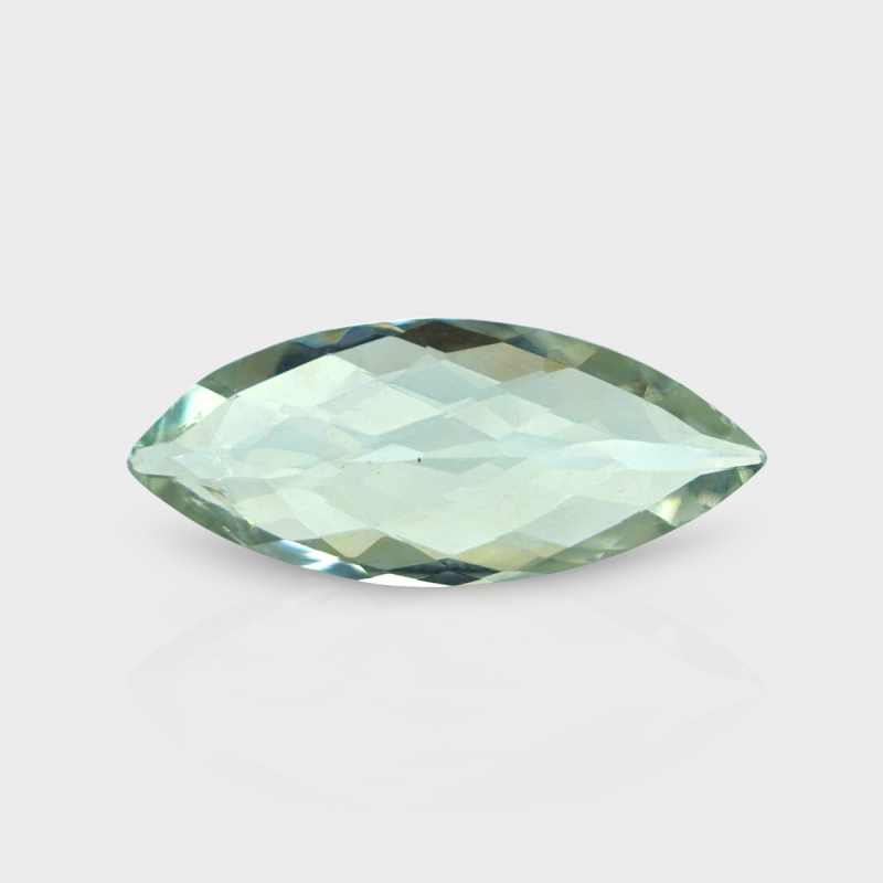 Green Amethyst 30x12.5mm Checkerboard Marquise AAA Grade Loose Gemstone - 152645
