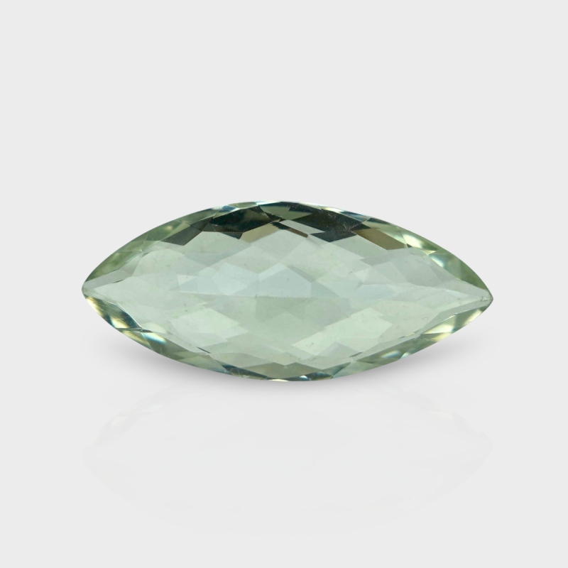 Green Amethyst 27.50x12.30mm Checkerboard Marquise AAA Loose Gemstone - 181631