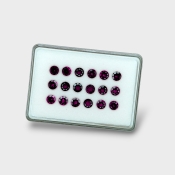 Rhodolite Garnet 7mm Faceted Round AA+ Gemstones Parcel - 181921