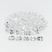 White Topaz 6x4mm Faceted Oval AA+ Gemstones Parcel - 181678