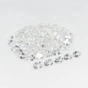 White Topaz 6x4mm Faceted Oval AA+ Gemstones Parcel - 181678
