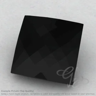 Black Spinel Square Shape Calibrated Briolettes