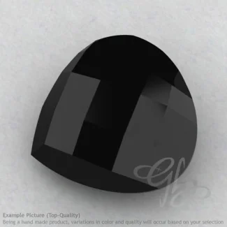 Black Spinel Heart Shape Calibrated Briolettes