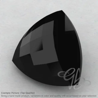 Black Spinel Trillion Shape Calibrated Briolettes