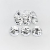 Crystal Quartz 12mm Diamond Cut Round AA+ Gemstones Parcel - 182055