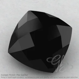 Black Spinel Square Cushion Shape Calibrated Briolettes