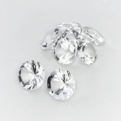 Crystal Quartz 11mm Diamond Cut Round AA+ Gemstones Parcel - 182057