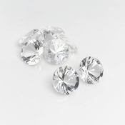 Crystal Quartz 11mm Diamond Cut Round AA+ Gemstones Parcel - 182057