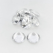 Crystal Quartz 11mm Diamond Cut Round AA+ Gemstones Parcel - 182057