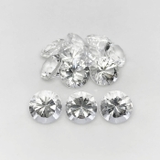 Crystal Quartz 10mm Diamond Cut Round AA+ Gemstones Parcel - 182059