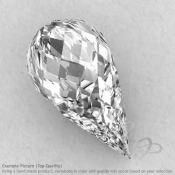 Crystal Quartz Drops Shape Calibrated Briolettes