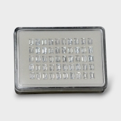 White Topaz 6x4mm Step Cut Baguette AAA Gemstones Parcel - 181705