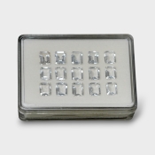 White Topaz 10x8mm Step Cut Octagon AAA Gemstones Parcel - 181728