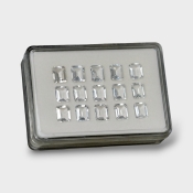 White Topaz 10x8mm Step Cut Octagon AAA Gemstones Parcel - 181728