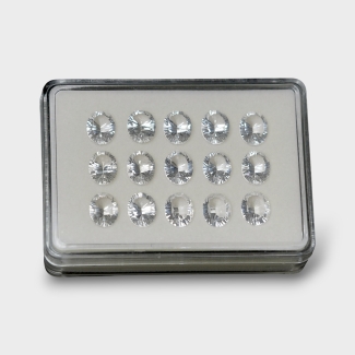 Crystal Quartz 11x9mm Concave Cut Oval AAA Gemstones Parcel - 181760