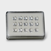 Crystal Quartz 11x9mm Concave Cut Oval AAA Gemstones Parcel - 181760