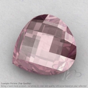 Rose Quartz Heart Shape Calibrated Briolettes