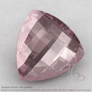 Rose Quartz Trillion Shape Calibrated Briolettes