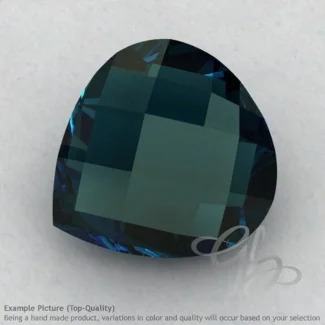 London Blue Topaz Heart Shape Calibrated Briolettes