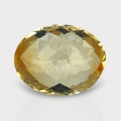Citrine 20.34x15.95mm Checkerboard Oval A+ Loose Gemstone - 182242
