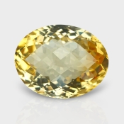 Citrine 20.34x15.95mm Checkerboard Oval A+ Loose Gemstone - 182242