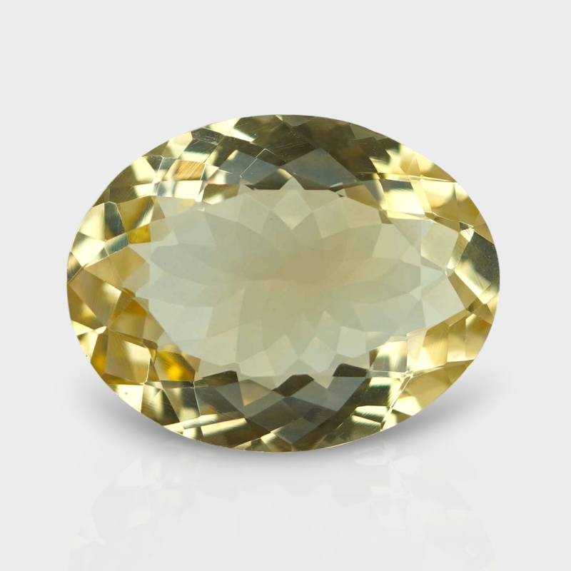Citrine 20.54x16.03mm Faceted Oval A+ Loose Gemstone - 182257