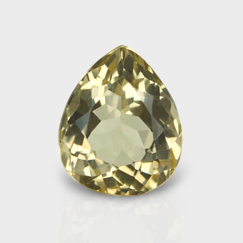 Citrine 12.11x9.98mm Faceted Pear A+ Loose Gemstone - 182284