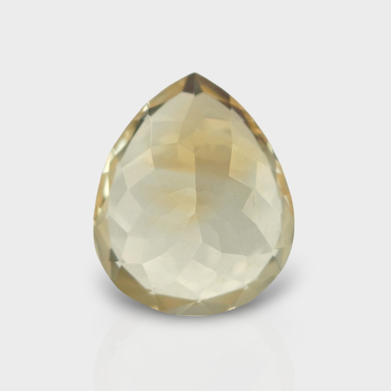 Citrine 13.65x11.25mm Faceted Pear A+ Loose Gemstone - 180555