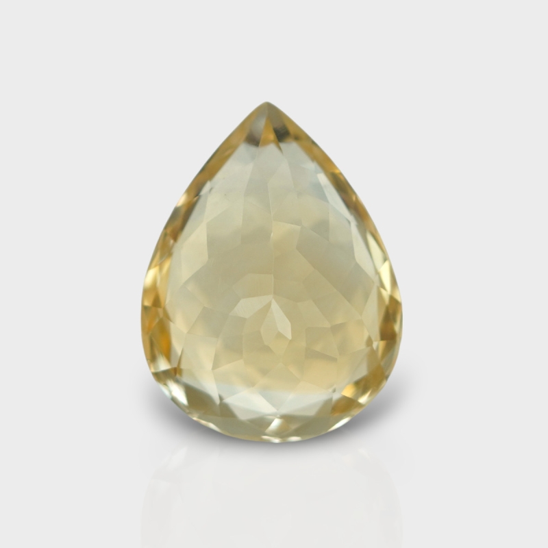 Citrine 18.80x14.45mm Faceted Pear A+ Loose Gemstone - 180578