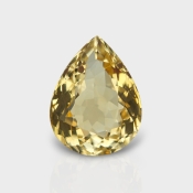 Citrine 18.80x14.45mm Faceted Pear A+ Loose Gemstone - 180578