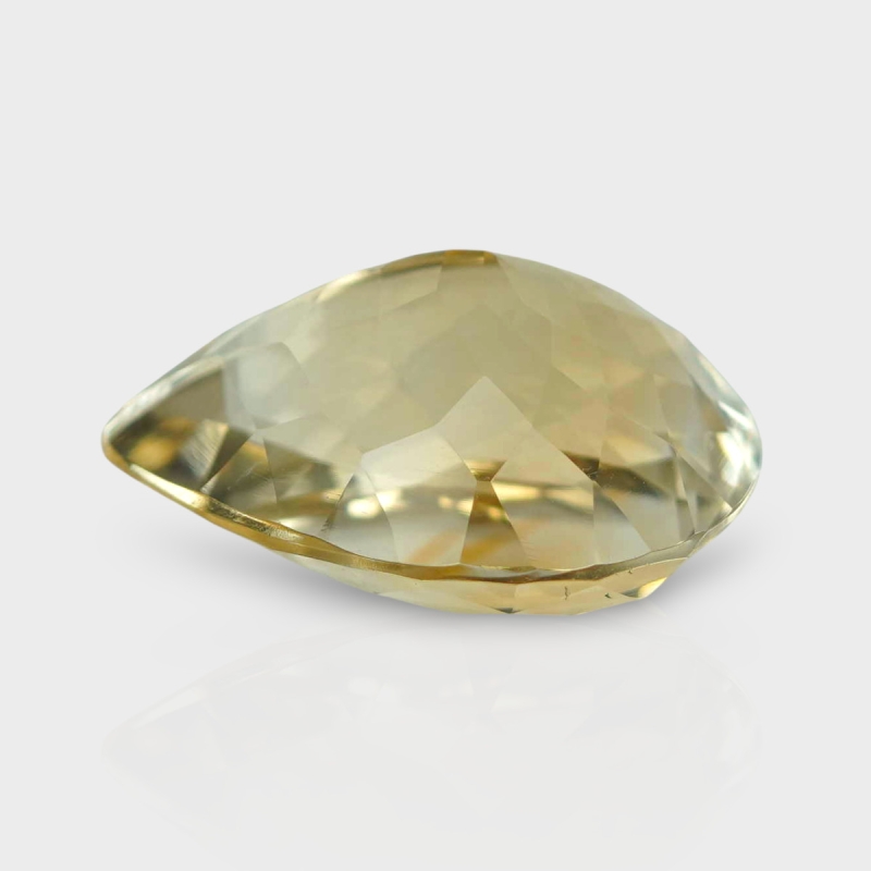 Citrine 18.80x14.45mm Faceted Pear A+ Loose Gemstone - 180578