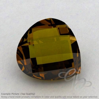 Beer Quartz Heart Shape Calibrated Briolettes