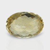 Citrine 20x13.90mm Checkerboard Oval A+ Loose Gemstone - 181517