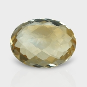 Citrine 19.40x14.75mm Checkerboard Oval A+ Loose Gemstone - 181520