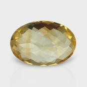 Citrine 20.30x14mm Checkerboard Oval A+ Loose Gemstone - 181530