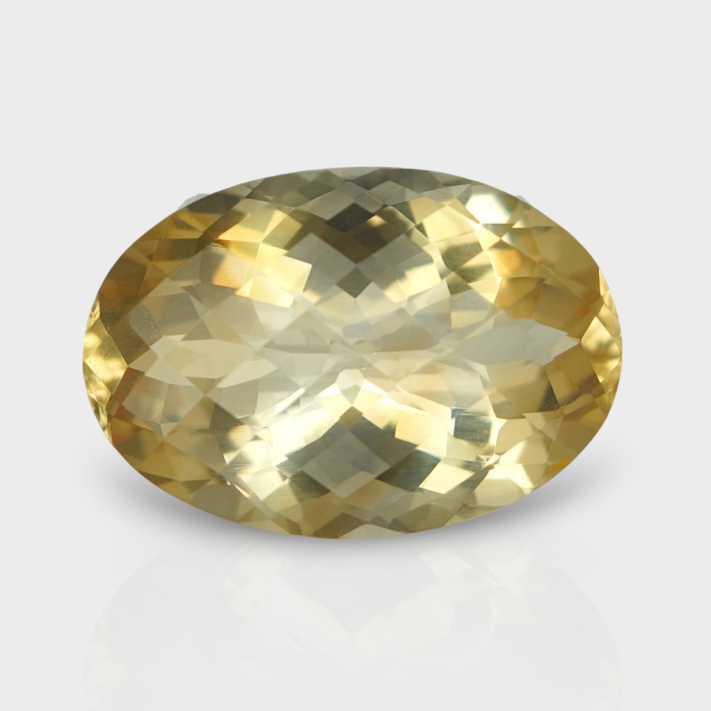 Citrine 20.30x14mm Checkerboard Oval A+ Loose Gemstone - 181530