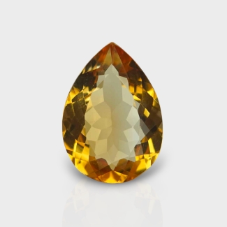 Citrine 15.02x10.70mm Faceted Pear AA+ Loose Gemstone - 181568