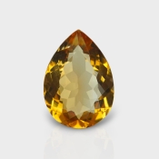 Citrine 15.02x10.70mm Faceted Pear AA+ Loose Gemstone - 181568