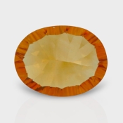 Citrine 16x12mm Concave Cut Oval AAA Loose Gemstone - 182084