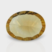 Citrine 15x12mm Concave Cut Oval AA+ Loose Gemstone - 182090
