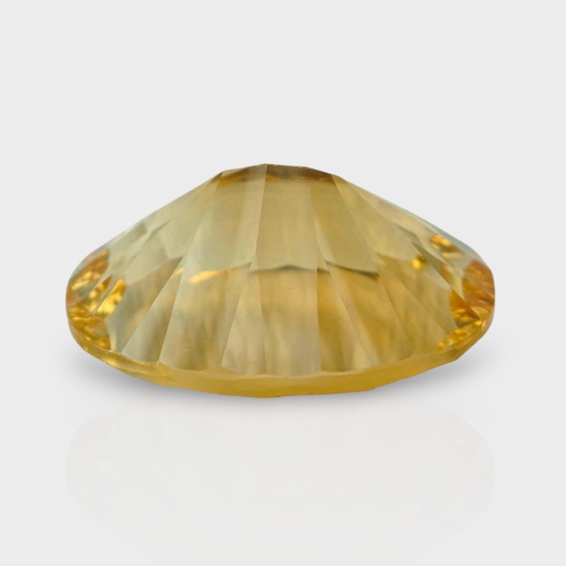 Citrine 15x12mm Concave Cut Oval AA+ Loose Gemstone - 182090